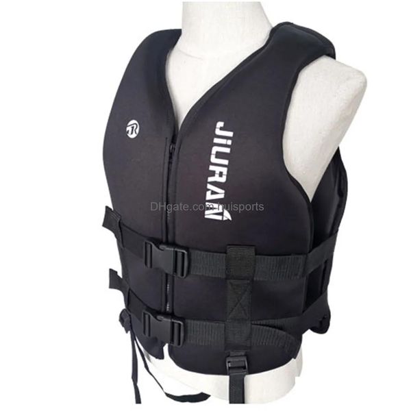 Giubbotto salvagente Boa Adts Giacca Neoprene Sicurezza Sport acquatici Pesca Gilet da sci Kayak Canottaggio Nuoto Alla deriva Consegna goccia all'aperto Dhnpi