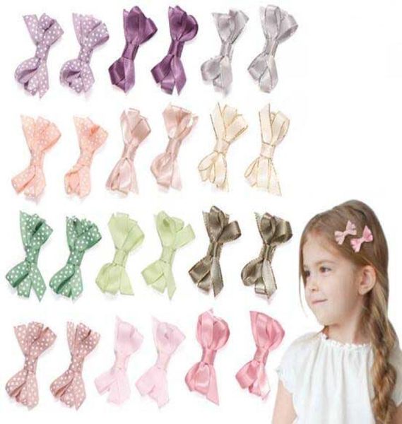 24 cores acessórios para o cabelo da menina do bebê moda lolita estilo bolinhas arco presilhas menina infantil acessórios para o cabelo headband7598287