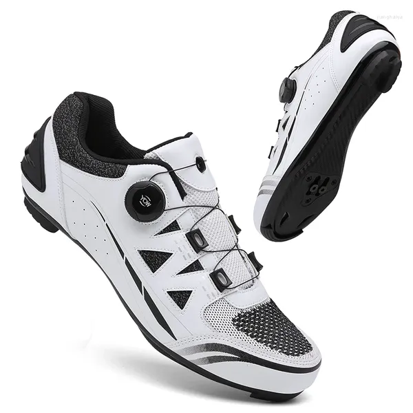 Sapatos de ciclismo masculino auto-travamento mtb tênis off-road mountain bike malha dirt bike corrida feminino