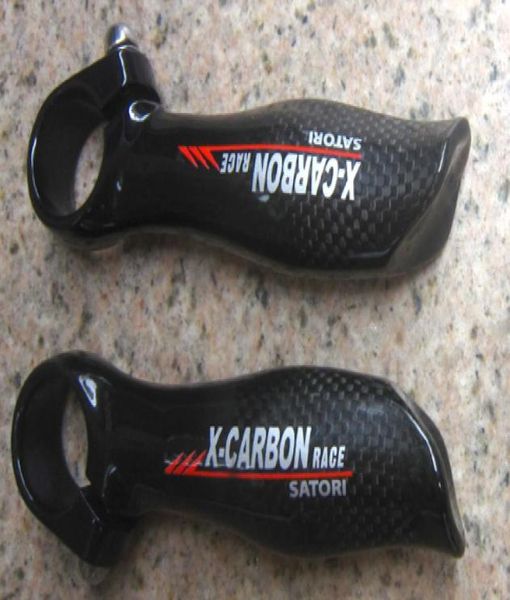 Xcarbon VKT Estremità della barra in fibra di carbonio completa Manubrio MTB Bicicletta ergonomica Mountain Bike Bar Ends Parti di ciclismo 115g7368909