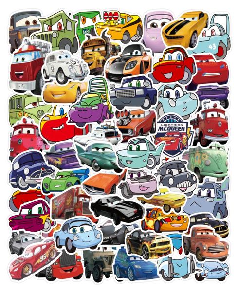 50PCS Nette Cartoon Auto Aufkleber Für Kinder Gepäck Wasser Flasche Telefon Fall Motorrad Laptop Reifen Gitarre Auto Spielzeug Diy abziehbilder Aesthet1875233