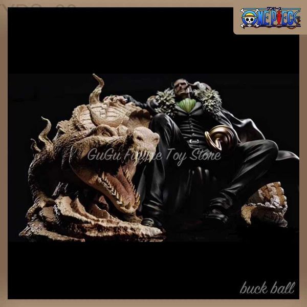 Anime Manga 17cm One Piece Sir Crocodile Anime Figura Mr.0 Figuras Estatueta de Ação Estátua de PVC Modelo Colecionável Decoração Brinquedos Crianças Presente YQ240315