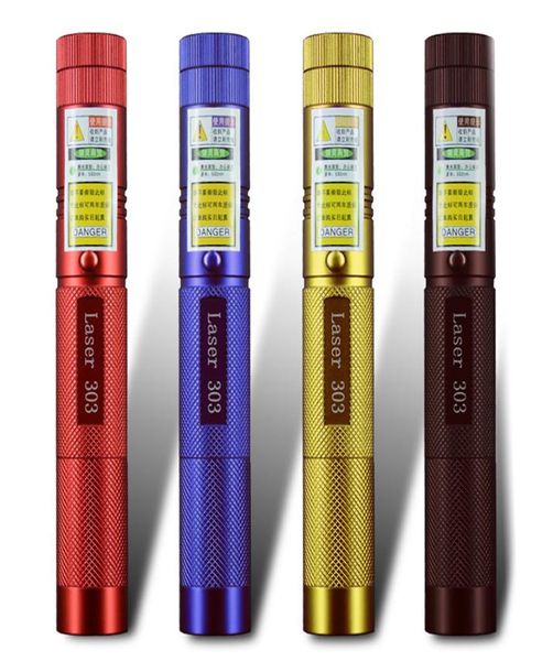 Laser-Taschenlampe, 532 nm, 5 mW, 303 Laser, Pointer, Lazer-Stift, brennender Strahl für 18650 Batterieverbrennungen, Match-Taschenlampen, Camping2028806