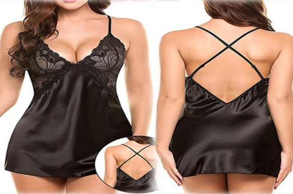 Nachthemd Frau Sexy Erotische Nachtwäsche Teddy Sexy Dessous Babydoll Dessous Schlafende Kleidung Damen Nacht Tragen Schlaf Kleid Frauen8575991