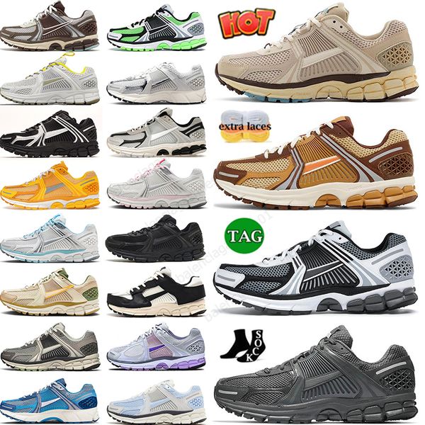 Vomero 5 Designer-Laufschuhe für Herren und Damen, Korallenkreide, Hot Punch, gelber Ocker, Haferflocken, Photonenstaub, ganz schwarz, Sport-Turnschuhe, Größe EUR 36–45