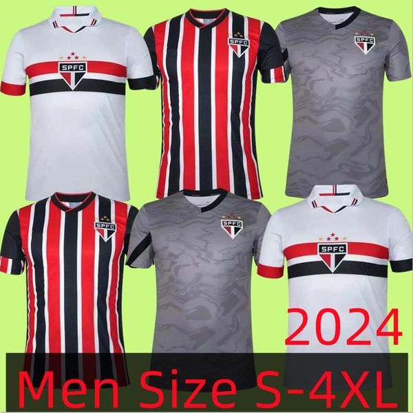 São Paulo Futebol Jerseys 2024 2025 NESTOR LUCIANO ALISSON Calleri ARBOLEDA JAMES PATO LUCAS 24 25 futebol masculino feminino e infantil camisa S-4XL 1111