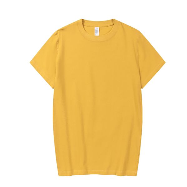 T-shirt gialla da donna top Abbigliamento moda T-shirt vintage streetwear