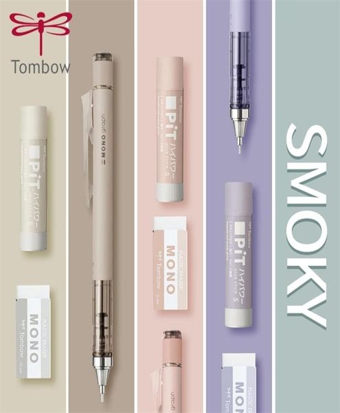 Japan Limited TOMBOW Serie affumicata Set combinato Matita automatica Limited MONO Gomma Colla solida Pittura Scrittura Uso per studenti 207637629