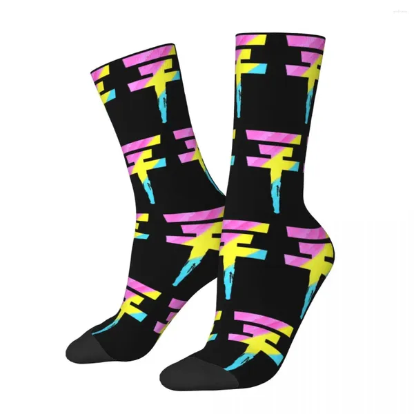 Мужские носки в стиле ретро, унисекс, логотип Tokio El, тема, красочный продукт, супермягкая идея для подарка