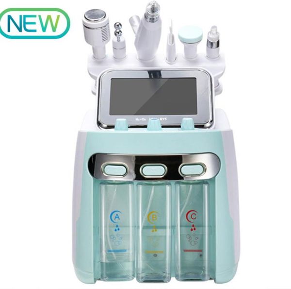 New Oxygen H2 O2 Hydra Peels Hydro Facial Face Cleaning Dermoabrasione Facial Peel Machine per Spa beauty Machine con DHL8765609