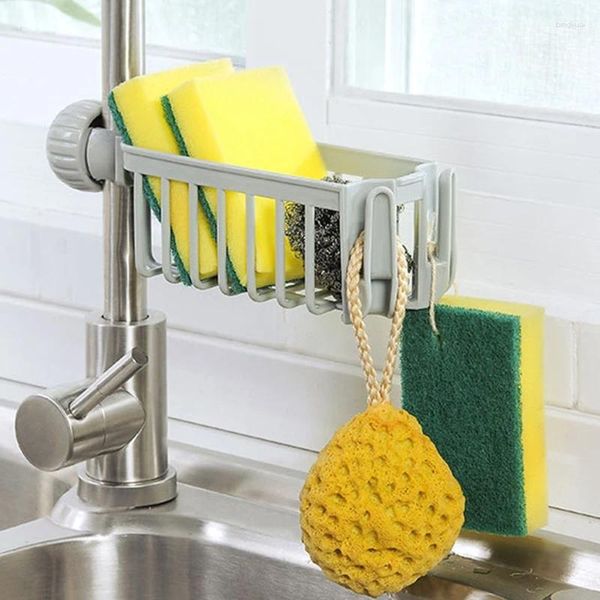 Mutfak muslukları lavabo depolama raf musluk tahliye rafı sabun bulaşık klotu tutucu su hızlı