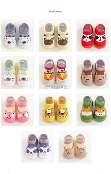 Erste Wanderer Weiche Atmungsaktive Kinder Socke Boden Gestrickte Puppe Baby Frühling Und Sommer Neue Cartoon Kinder Schuhe 240315