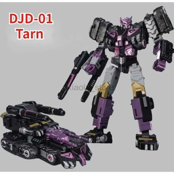 Игрушки-трансформеры Роботы-трансформеры DJD-01, расширенное издание, член команды Tann Black Dog со сплавом и подсветкой, KO Edition 2400315