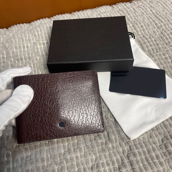 İş deri cüzdan dolar kart sahibi kimlik kutusu gündelik seyahat depolama çantası moda para çantası küçük boy çantalı hediye orijinal kutu