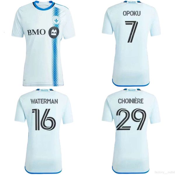 Maglia da calcio Montreal Impact 24/25 9 COCCARO 40 SIROIS 25 CORBO 6 PIETTE 44 EDWARDS 29 CHOINIERE 7 OPOKU 16 WATERMAN 14 IBRAHIM 13 TOYE 30 QUIOTO Maglia da calcio