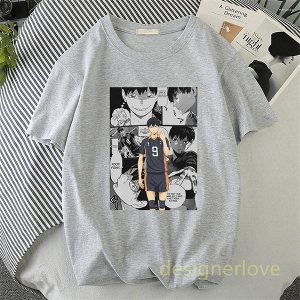 Haikyuu maglietta da uomo designer cartoon kageyama stile di stampa Janpan traspirante semplicità maglietta oversize da uomo di alta qualità moda outfit donna trendy