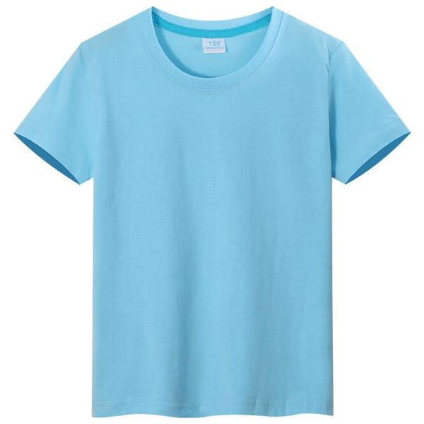 Abbigliamento estivo per bambini Abbigliamento T-shirt in cotone organico T-shirt casual a maniche corte Top per ragazze da 1-12 anni