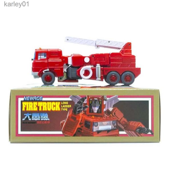 Игрушки-трансформеры Роботы New Transform Robot Toy Newage NA H46 Backdraft mini Inferno G1 Fire Truck Фигурка Игрушки на складе yq240315