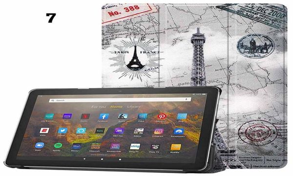 EPACKET Katlanır Manyetik Stand Kılıfı Yeni Ateş HD 101 inç Tablet Case300M3430265 için uygundur