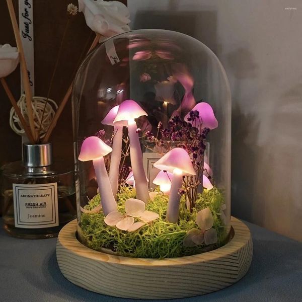 Luzes noturnas fofas e criativas, pacote de material diy para presentes de aniversário para amigos, decoração de mesa, amantes de meninas