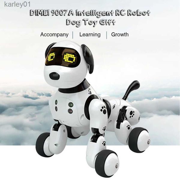 Giocattoli di trasformazione Robot Cane robot programmabile 2.4G Telecomando senza fili Robot parlante intelligente Cani giocattolo Giocattoli elettronici per animali domestici per bambini yq240315