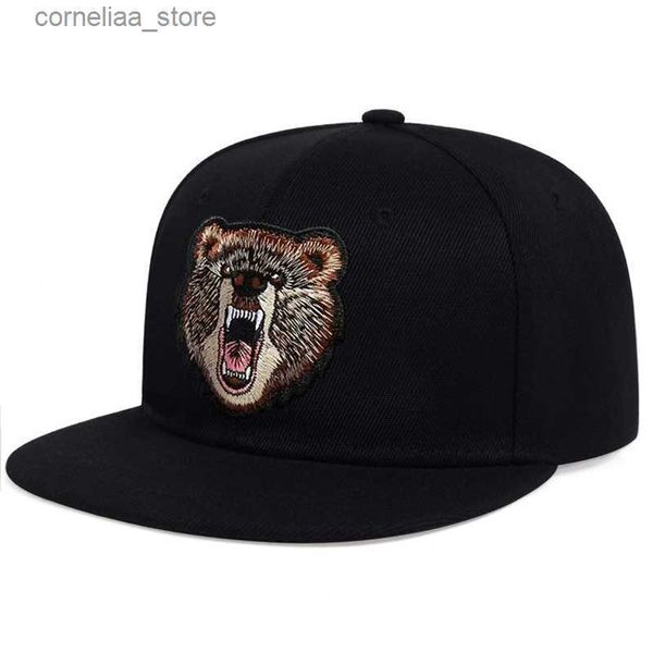 Berretti da baseball CAPPELLO goditi il cappello snapback hip hop dell'orso per uomo donna adulto berretto da baseball casual da sole per esterni boneY240315