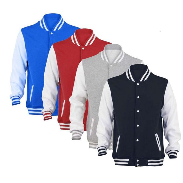Impressão personalizada beisebol masculino streetwear esportes casual simples em branco faculdade jaqueta do time do colégio boa qualidade 38