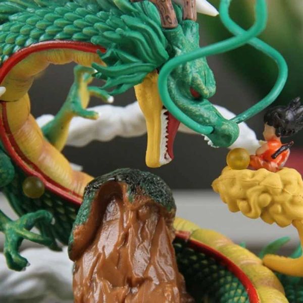 Eylem Oyuncak Figürleri 20cm Z Anime figürü Shenron Kalinta Kaktüsü ve Küçük Goku Aksiyon Figürü Azaltılmış Heykel Modeli Koleksiyon Dekor Oyuncakları