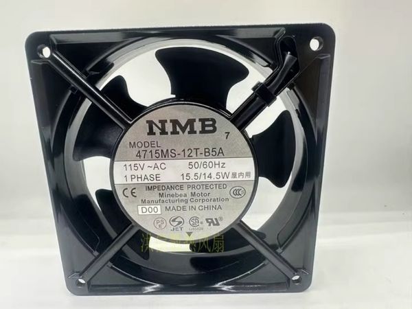 ÜCRETSİZ Nakliye Orijinal NMB 12038 4715MS-12T-B5A 115V 15.5/14.5W 120 * 38mm AC Fan