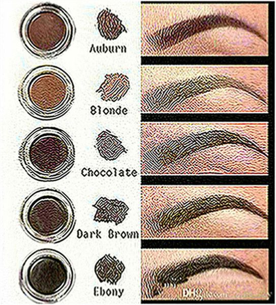 Anastasia Beverly Hills dipbrow Pomade Marrone medio Trucco impermeabile Sopracciglio 4g Biondo/Chocolabrow 4g Biondo Cioccolato Marrone scuro Ebon A656