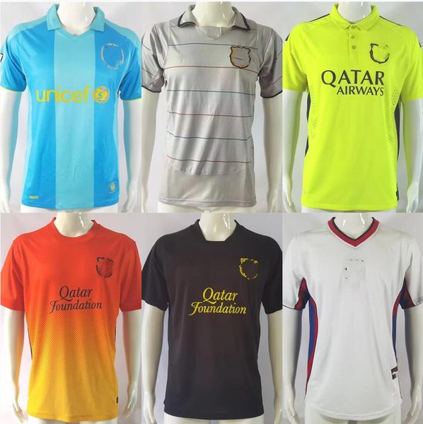 Retro Barcelona camisas de futebol barca 96 97 03 04 07 08 09 10 11 XAVI RONALDINHO RONALDO RIVALDO GUARDIOLA Iniesta finais clássico 1899 1999 camisas de futebol