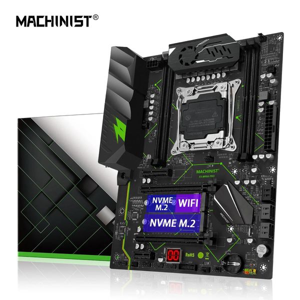 MACHINIST X99 MR9A PRO Scheda madre LGA 2011-3 Supporto DDR4 Desktop RAM Memoria Xeon E5 V3 V4 CPU ATX SATA 3.0 Dual NVME M.2 WIFI 240307