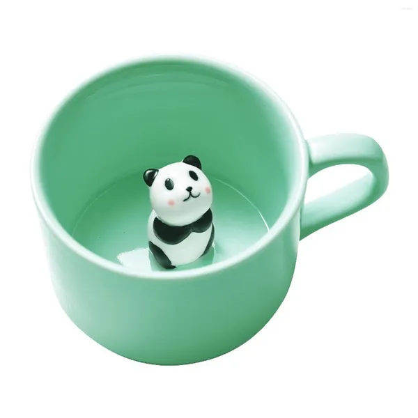 Tassen 3D Becher Tier Innen Tasse Cartoon Keramik Figur Teetasse Weihnachten Geburtstag Geschenk Kinder Frauen Männer Kaffee