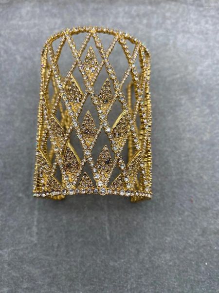 Bangle Designers de nicho europeus e americanos criam pulseiras elegantes e casuais brilhantes banhadas a cobre banhadas a ouro 18k
