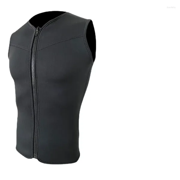 Женский купальник 4 мм, суперэластичный неопреновый жилет для дайвинга из CR, черная куртка без рукавов, гидрокостюм, жилет для плавания, подводного плавания, дрифта и серфинга