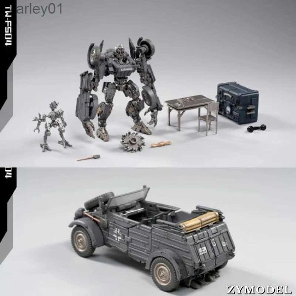 Giocattoli di trasformazione Robot Toyworld TW-FS04 Alert Barricade Frenzy Serie Seconda Guerra Mondiale Vecchio dipinto WW2 Trasformazione Action Figure RobotIN MAGAZZINO yq240315