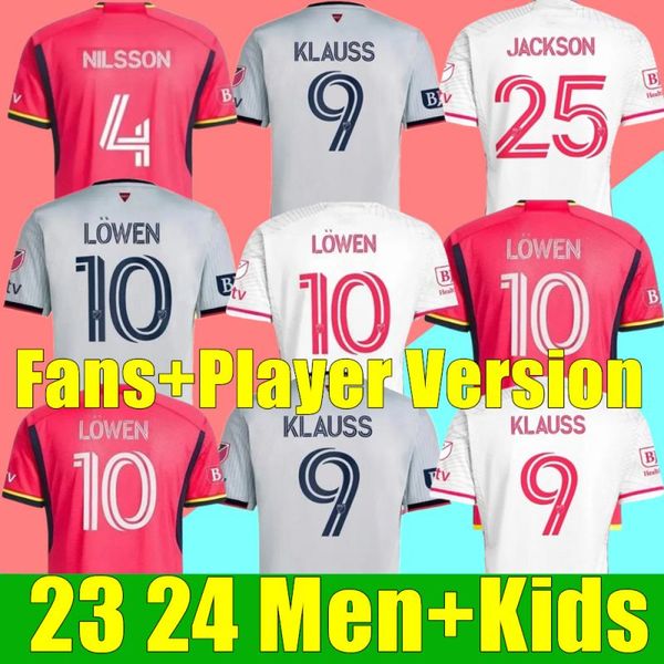 2024 St. L ouis City FUSSBALLTRIKOT Neu23 24 MLS HOME Away St. Louis''RED' SC weiß NILSSON KLAUSS 9 NELSON GIOACCHINI VASSILEV BELL PIDRO FUSSBALLTRIKOT Herren-Kinderset