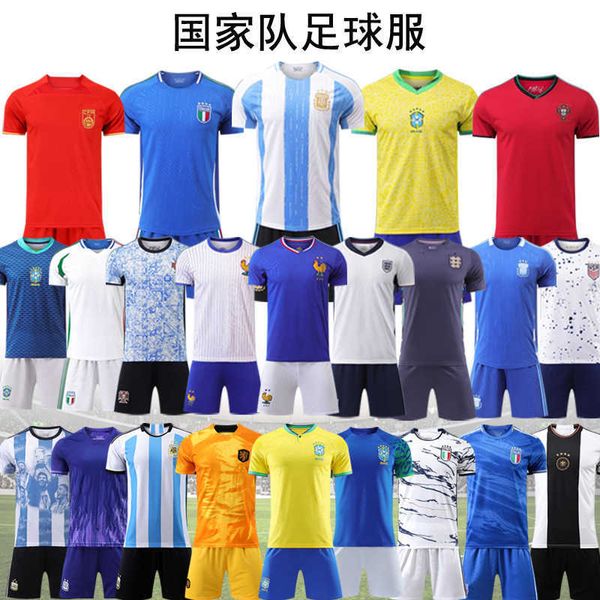 Camisa de futebol argentino Itália Brasil China Portugal França Alemanha Bélgica Holanda