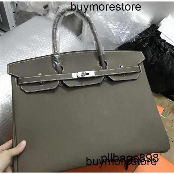 Borsa in pelle di vacchetta personalizzata Hac 50 cm stile Handswen fatta a mano di alta qualità Hac 40 cm fatta a mano in vera pelle su misura uomo completamente borsa da uomo con cuciture in cera all'ingrosso