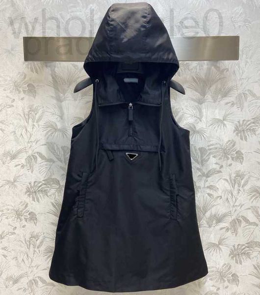 Grundlegende Freizeitkleider, Designer-Hemd, Damen-Kapuzenkleider, Sommer-Freizeitkleid, neue Mode, Oversize-Overalls, Schwarz, hohe Qualität, SML 45LQ XCWN