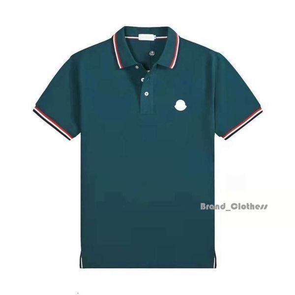 Monclair Yeni Erkek Polos Tasarımı Monclair T Shirt Bahar Ceket Tatil Kısa Kollu Mektuplar Baskı Üstleri Monclear T Shirt Montclair Kadın Gömlek 2840