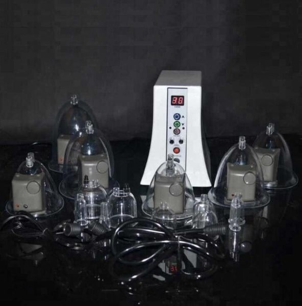 35 tazze elettrico modellante del corpo tiralatte ventosa terapia massaggiatore macchina riscaldatore a infrarossi vibratore stimolatore del torace Enl2950891