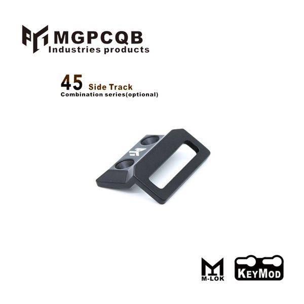 Barra laterale porta torcia Magap compatibile con i sistemi keymod e MLOK, base fissa con fibbia