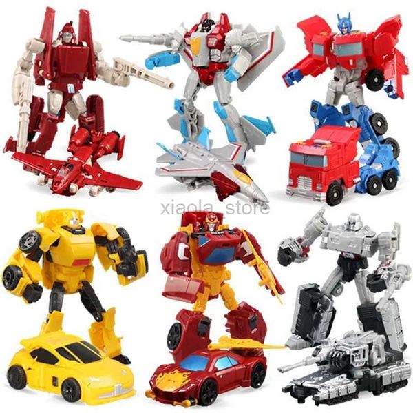 Transformação brinquedos Robôs 13CM Transformativo Robô Modelos de Carros Brinquedos Crianças Clássico Robô Brinquedo Carros Ação e Figuras de Brinquedo Brinquedos Educativos de Plástico Para Crianças 2400315