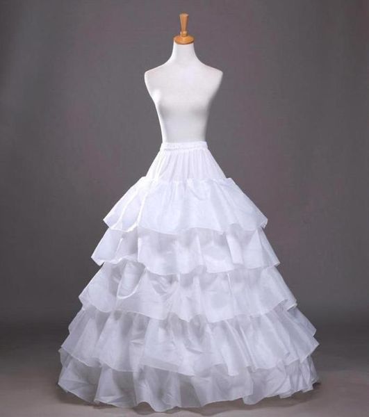 Verkauf auf Lager, vier Reifen, fünf Schichten, A-Linie, Petticoats, Slip, Braut-Krinoline für Ballkleider, Quinceanera, Hochzeit, Ballkleid, 3836931