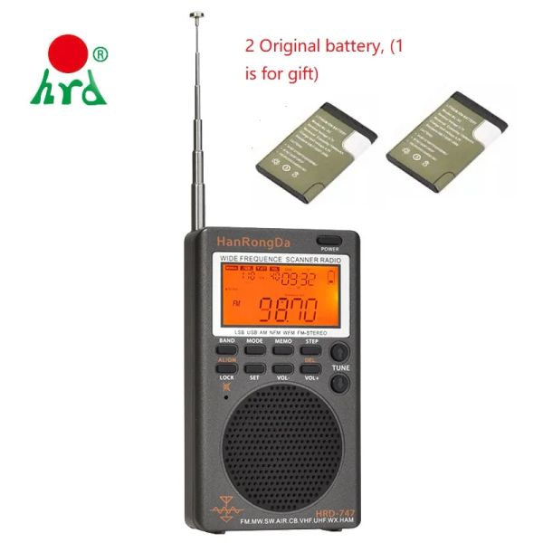 Radio Big Promotion HRD 747 Portable All Band Mini Radio HRD 747 Portable Full Band Radio TR110 Radio