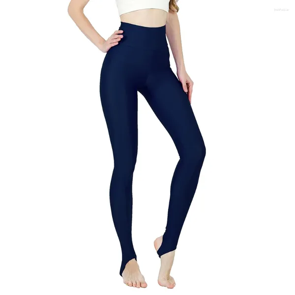 Frauen Leggings AOYLISEY Frauen Schwarz Hohe Taille Freizeit mit Steigbügel Dünne Plus Größe Spandex Elastische Fitness Frühling Workout Hosen