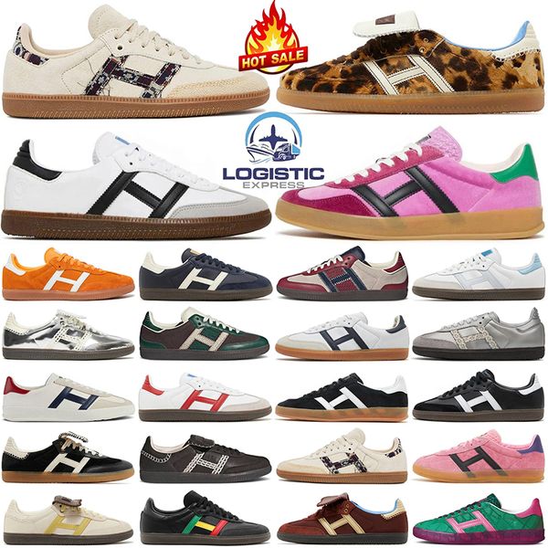 Originais Gazelle Vegan Adv Correndo Sapatos de Plataforma Homens Mulheres Designer Preto Gum Vermelho Rosa Veludo Verde Creme Azul Mens Mulheres Sapatilhas Treinadores Esportivos