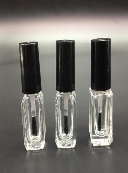 Intera bottiglia vuota per smalto da 5 ml 1000 pezzi per imballaggi cosmetici Bottiglie per unghie Bottiglia di vetro vuota con pennello9082607