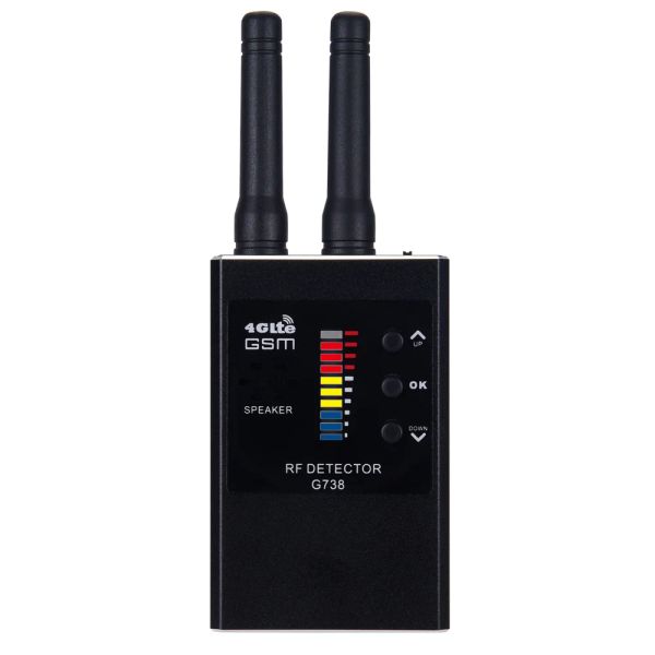 SISTEMAS G638 Câmera de detector antifuncional multifuncional GSM Localizador de erros de bug de áudio GPS Lente RF Rastret Detect Produtos sem fio Faixa completa